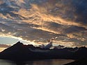 Sunset over Cuillin ridge 